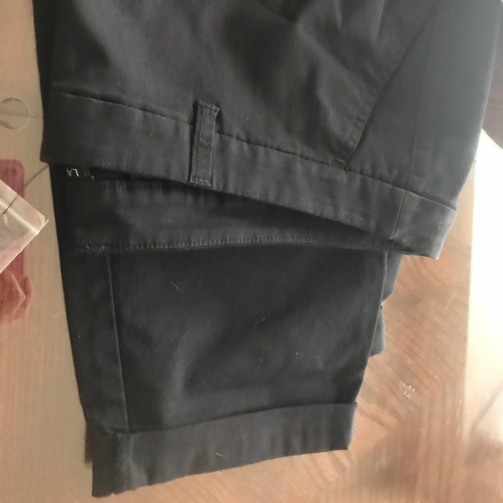 Lane Bryant Black Boyfriend pants with cuff